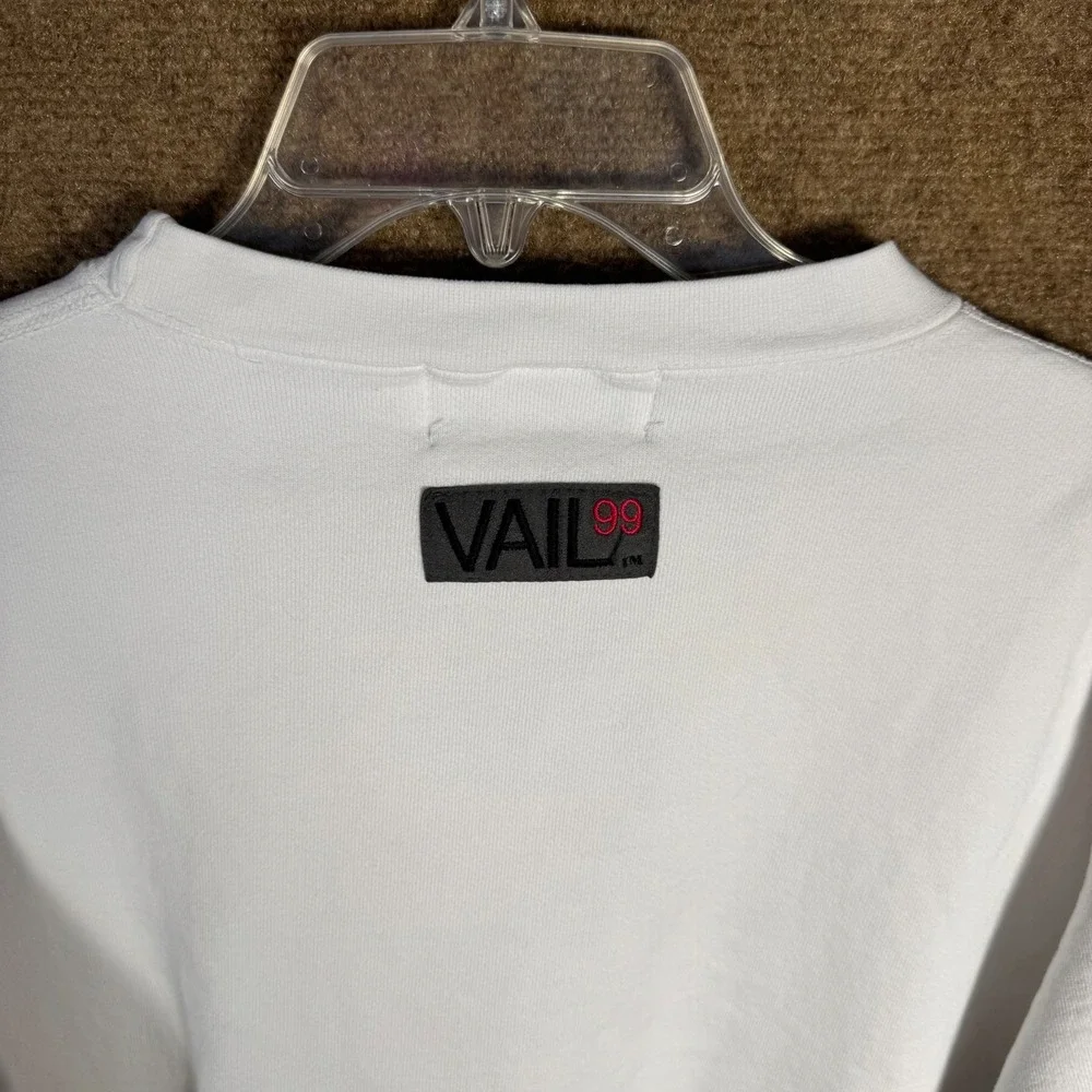VTG Vail 99 Colorado Sweatshirt Ski Championships Beaver Creek USA 1999 White